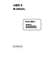 Para ver o documento Protech ProX-B501 M2 Manual do Utilizador